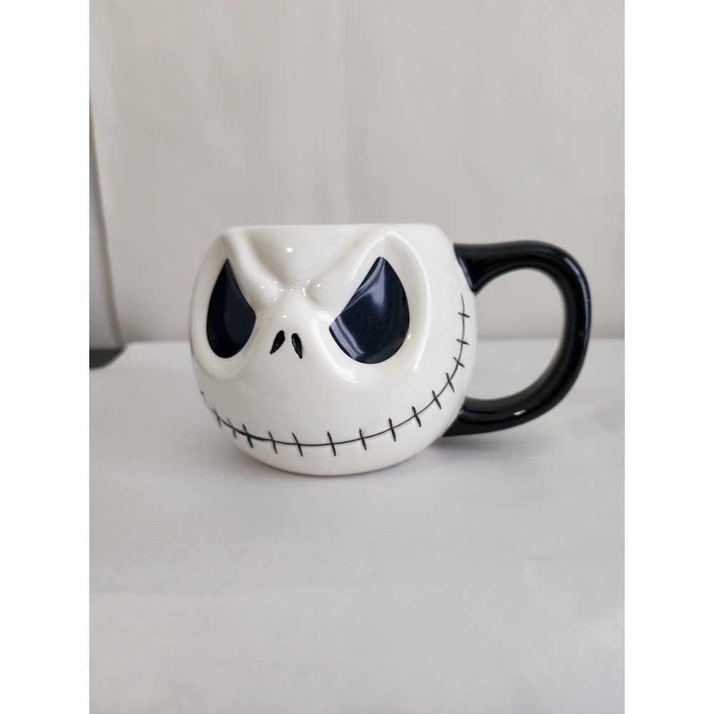 Disney Nightmare Before Christmas Jack Skellington 3D Ceramic Mug Monogram